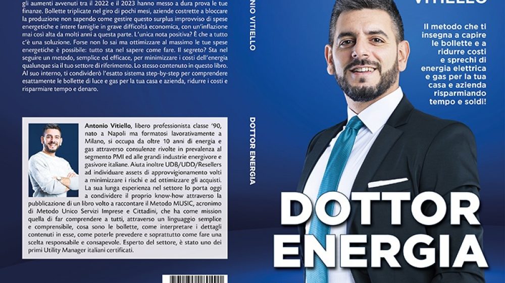 Antonio Vitiello: Bestseller “Dottor Energia”, il libro su come imparare a leggere le bollette di luce e gas