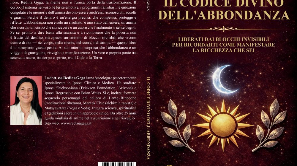 Redina Gega: Bestseller “Il Codice Divino Dell’Abbondanza”, il libro su come raggiungere la vita desiderata in pochi semplici passi
